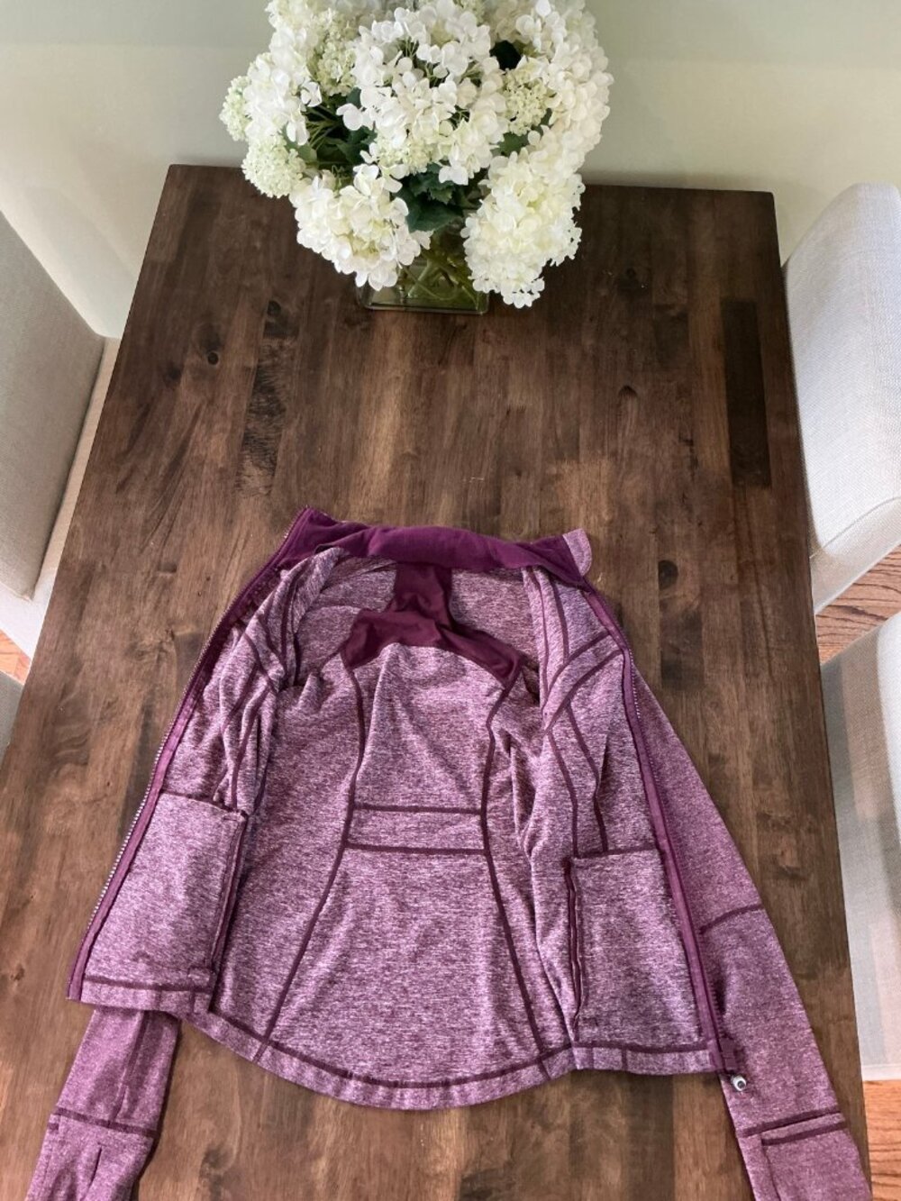 lululemon Purple Zip Up Athletic Jacket Size 6